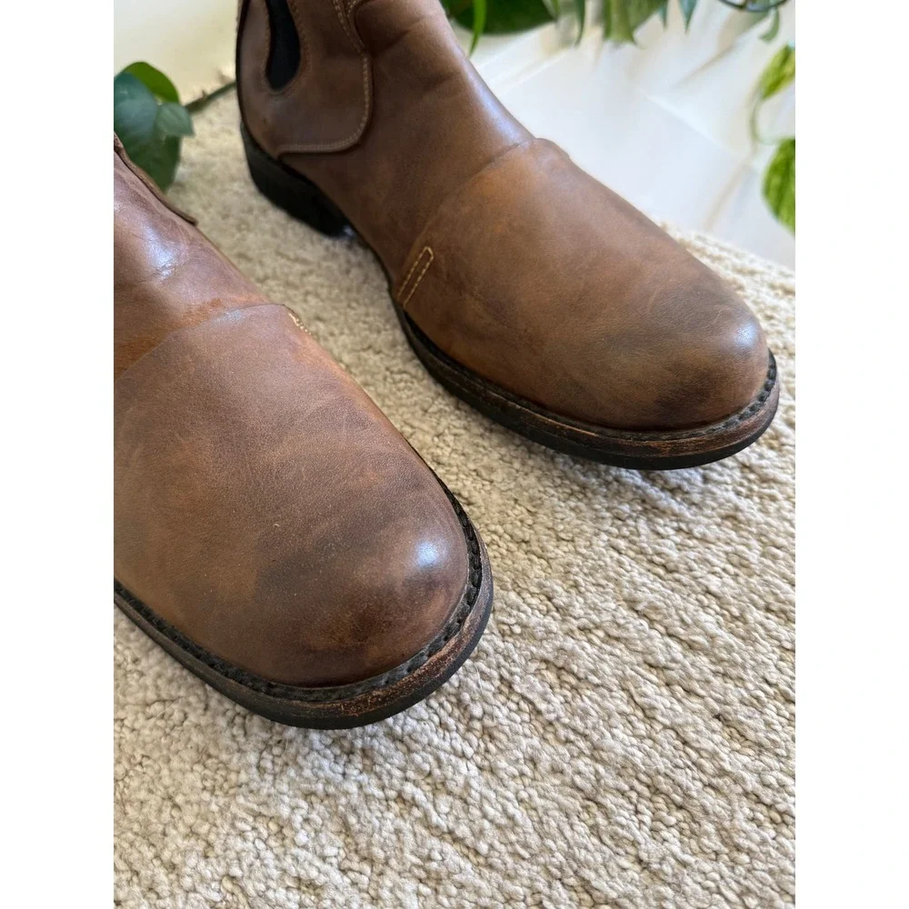 Timberland Earthkeepers City Cap Toe Chelsea Boots Leather Brown Men 10.5